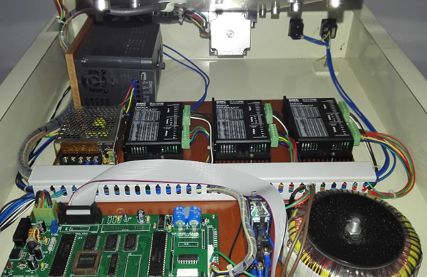 X,Y,Z axis step driving system