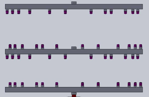 Spraying System: Upper and bottom spraying system, each 12 sets nozzles , total 48 sets nozzle to make sure 360 degree cleaning.