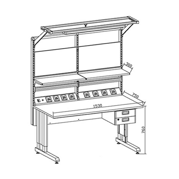 Anti-static Adjustable Standard Workstations