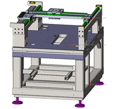 High rigidity welding frame to ensure high speed and stable operation.