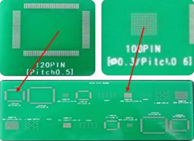 Use same sample to test H4E and other brand to check IC and BGA